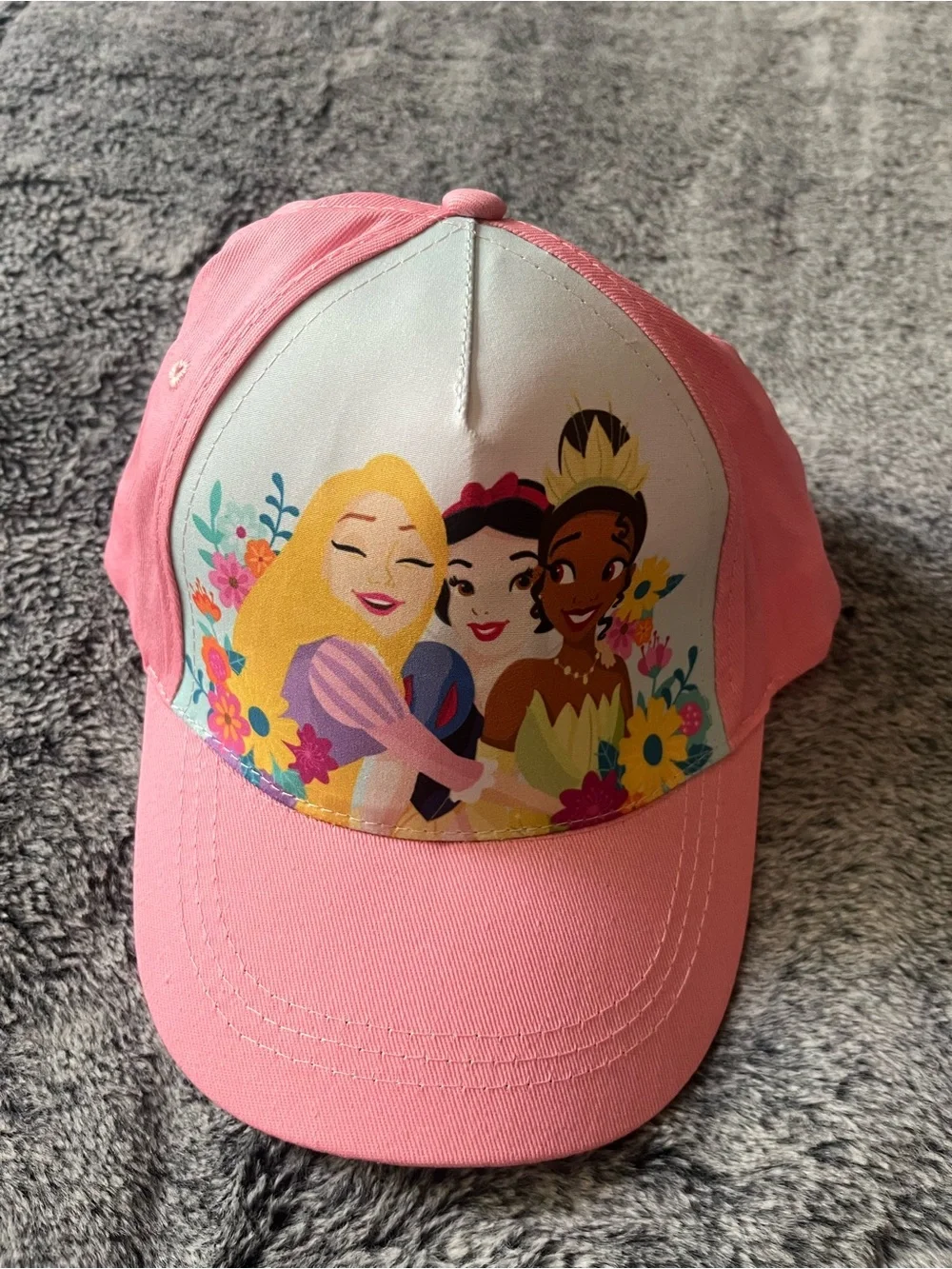 Kids Pink Princess Character Baseball Cap
